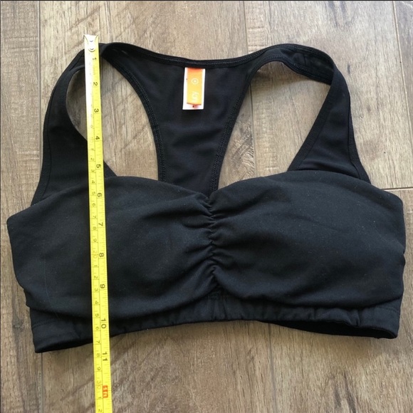 GUC Lucy Activewear Black Racerback Sport Bra Small - Picture 4 of 6